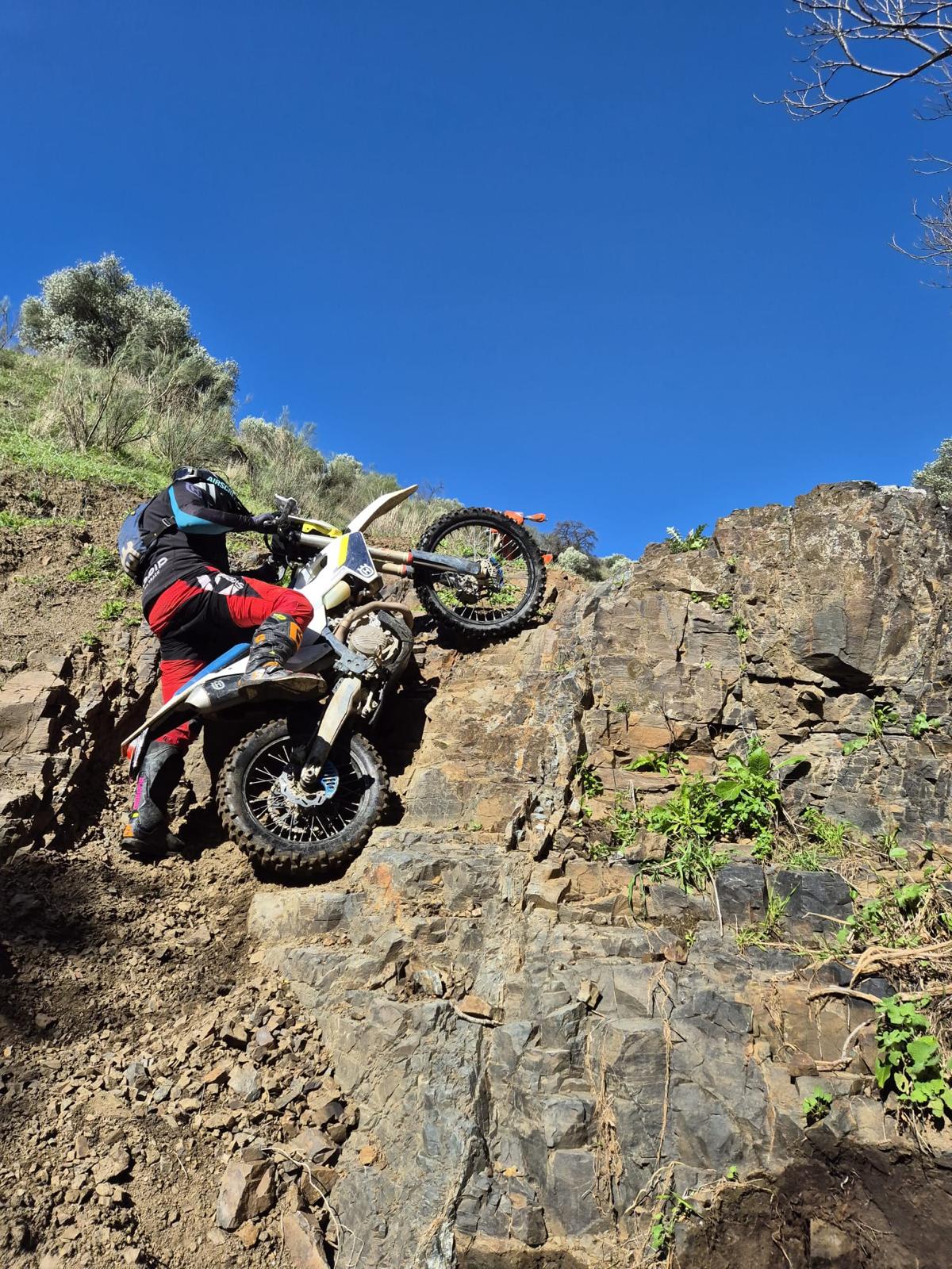 Enduro riding in Croatia